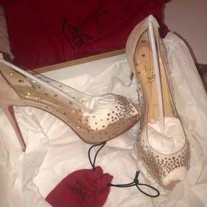 Christian Louboutin - Very Strass PVC 100